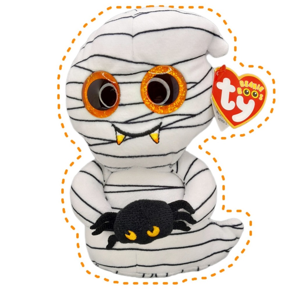 Ty Beanie Boos Ooooky Ghost 6" Halloween Plush MWMT Stuffed Animal Toy